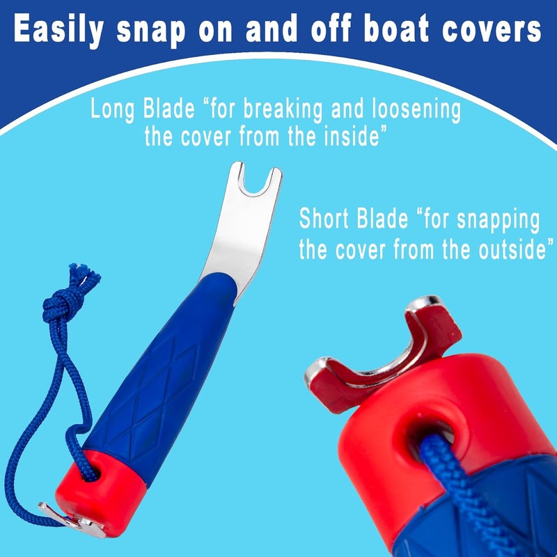 FullMayPro Top-Snapper Tool for Boat Canvas Snaps,Boat Cover Snap Release Tool,Prevent canvas from tearing,with 3/8inch boat cover snaps - Image 5